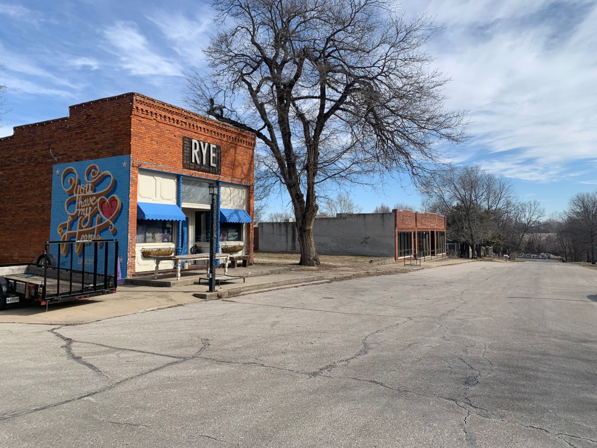 Old downtown Stilwell, KS